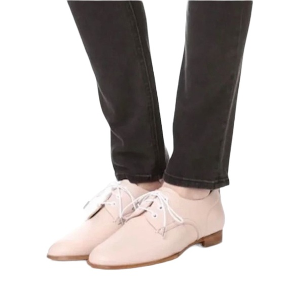 rag & bone audrey shoes leather oxfords flats pink 5 - Picture 13 of 13